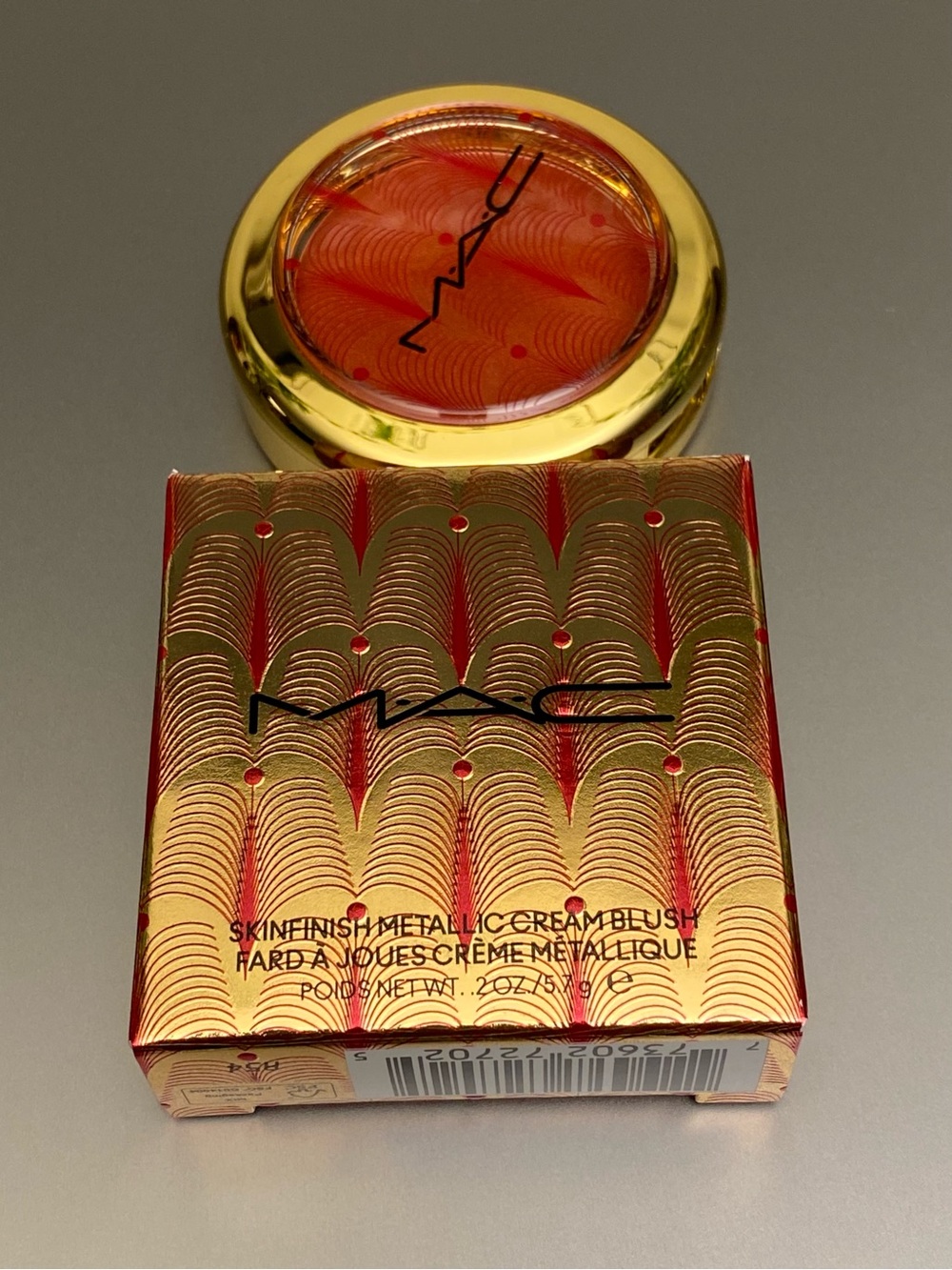 MAC “Coveted Coral” Skinfinish Metallic Cream Blush - Picture 2 of 5